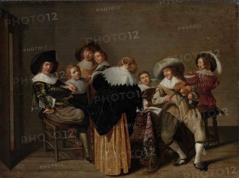 A Musical Party. Artist: Hals, Dirck (1591-1656)
