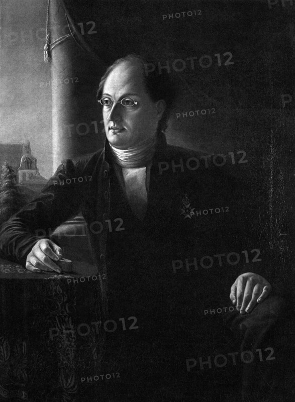 Portrait of the Poet Johan Ludvig Runeberg (1804-1877). Artist: Anonymous