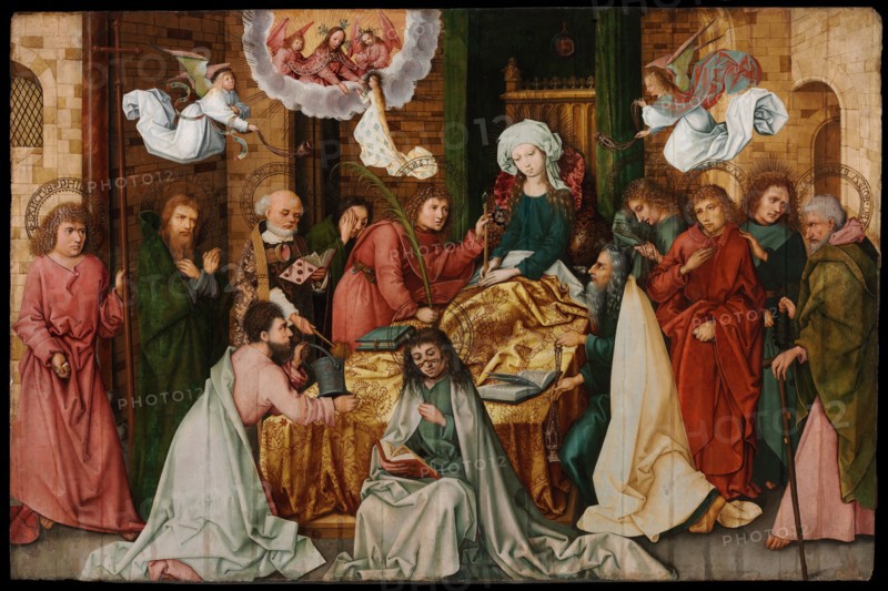 The Dormition of the Virgin. Artist: Holbein, Hans, the Elder (1465-1524)