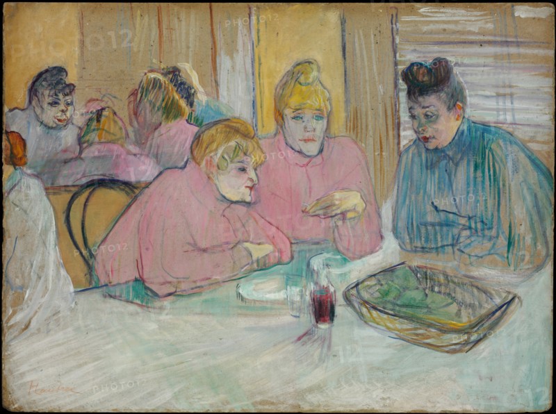 The Ladies in the Dining Room. Artist: Toulouse-Lautrec, Henri, de (1864-1901)