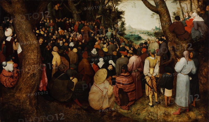 The Sermon of Saint John the Baptist. Artist: Bruegel (Brueghel), Pieter, the Elder (ca 1525-1569)