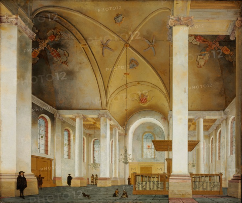 The Nieuwe Kerk in Haarlem. Artist: Saenredam, Pieter (1597-1665)