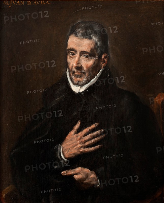 Portrait of Juan de Ávila. Artist: El Greco, Dominico (1541-1614)