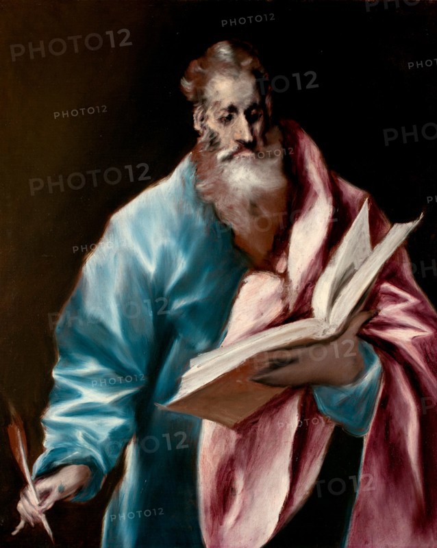 Saint Matthew the Evangelist. Artist: El Greco, Dominico (1541-1614)