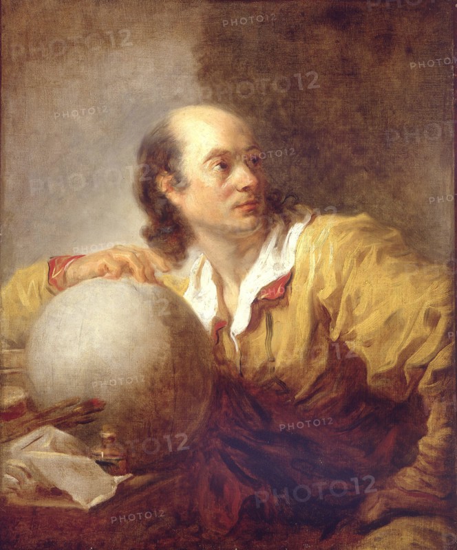 Portrait of Jérôme Lalande (1732-1807). Artist: Fragonard, Jean Honoré (1732-1806)