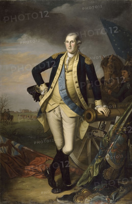 George Washington after the Battle of Princeton on January 3, 1777. Artist: Peale, Charles Willson (1741-1827)