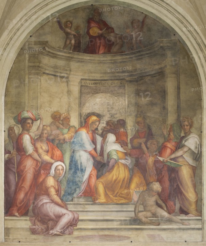 The Visitation. Artist: Pontormo (1494-1557)
