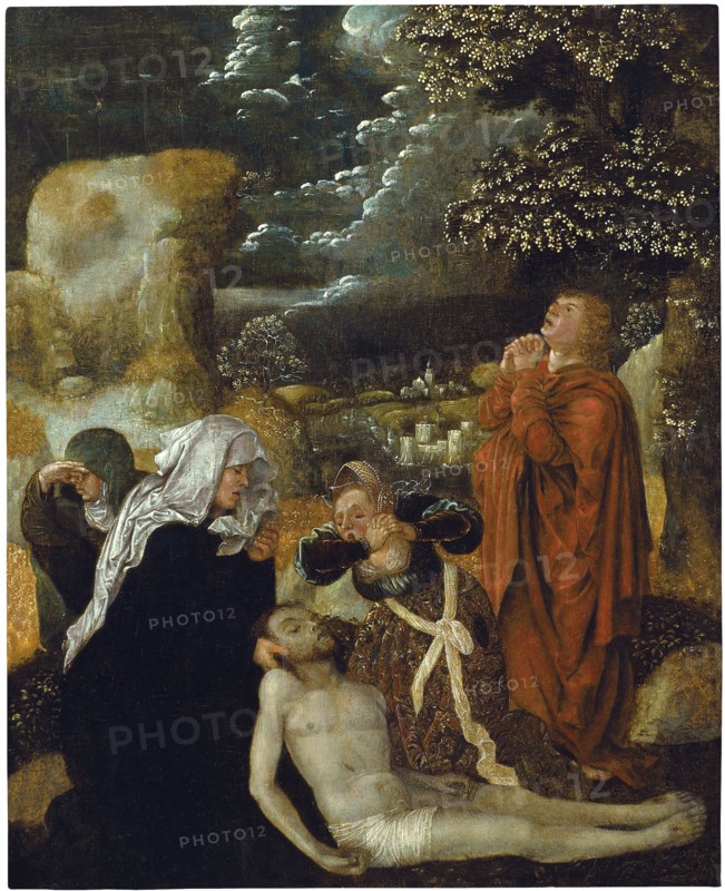 The Lamentation over Christ. Artist: Apt, Ulrich, the Elder (1460-1532)
