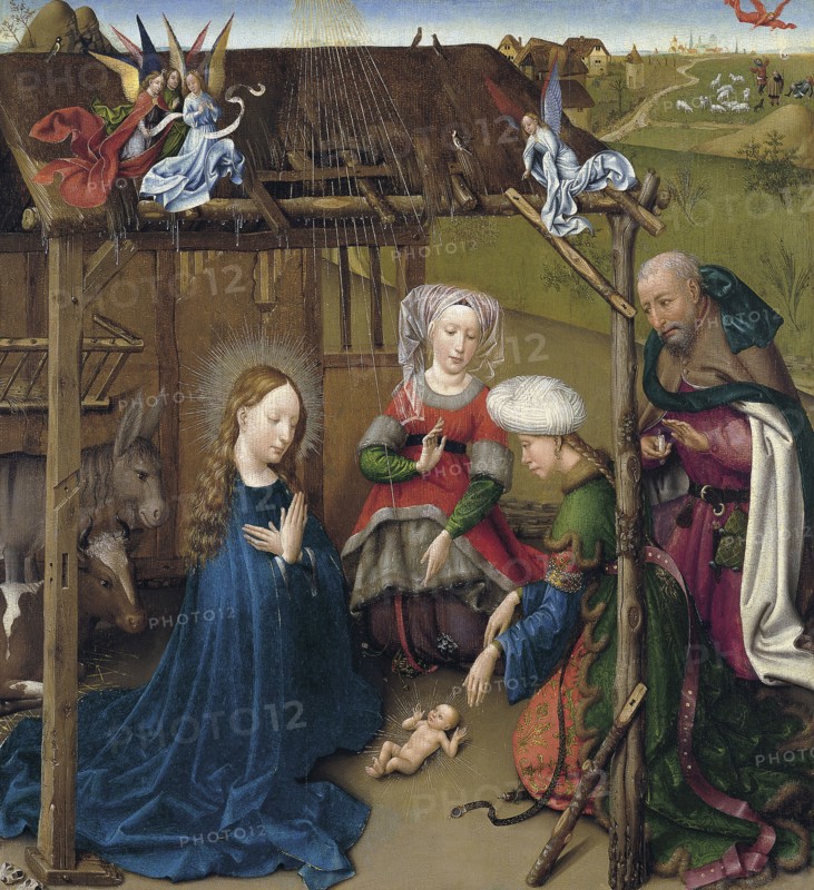 The Nativity. Artist: Daret, Jacques (ca 1404-ca 1470)