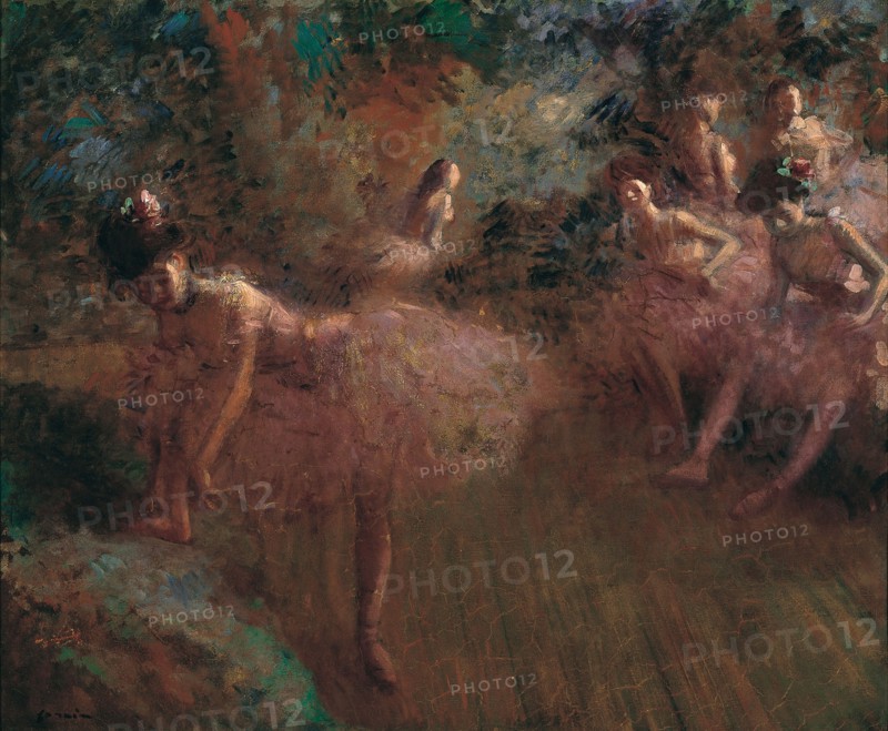 Dancers in pink. Artist: Forain, Jean-Louis (1852-1931)