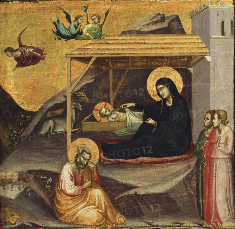 Nativity. Artist: Gaddi, Taddeo (ca 1290-1366)