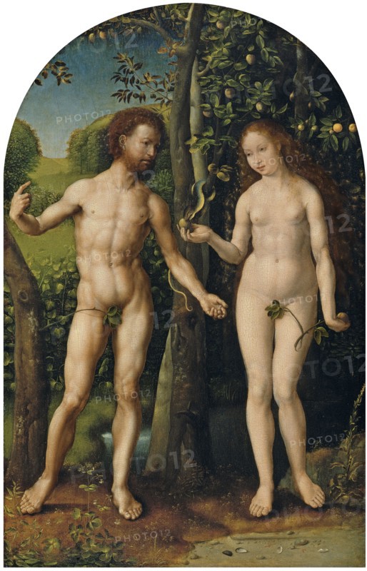 Adam and Eve. Artist: Gossaert, Jan (ca. 1478-1532)