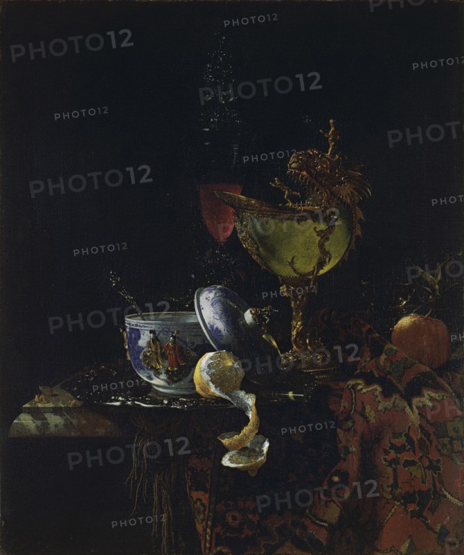 Still life with Nautilus Cup. Artist: Kalf, Willem (1619-1693)