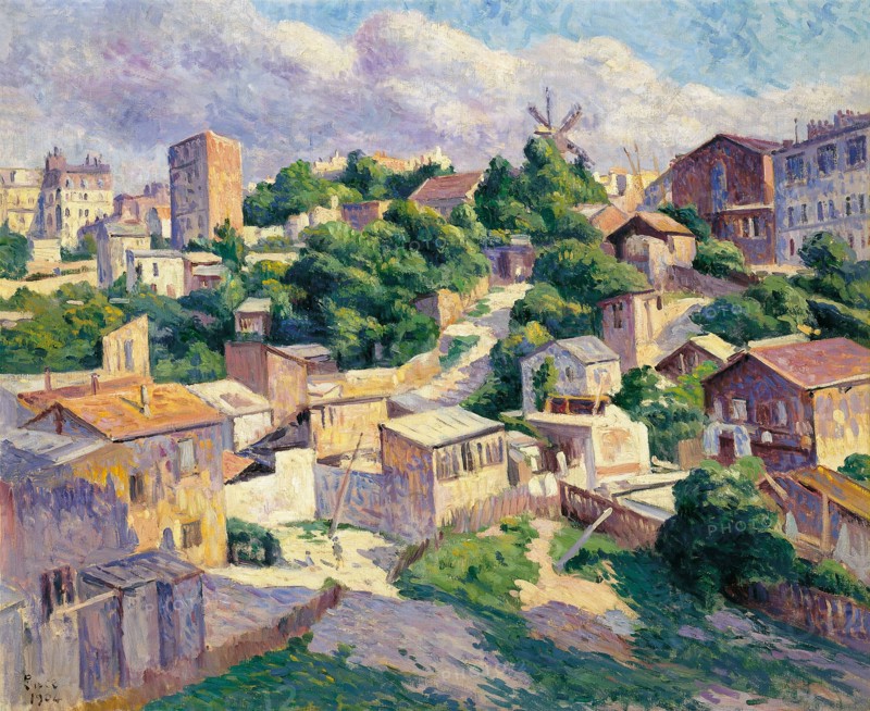 Montmartre, Paris. Artist: Luce, Maximilien (1858-1941)