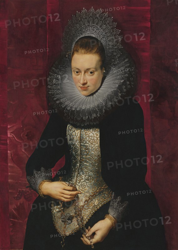 Portrait of a young Woman with a Rosary. Artist: Rubens, Pieter Paul (1577-1640)
