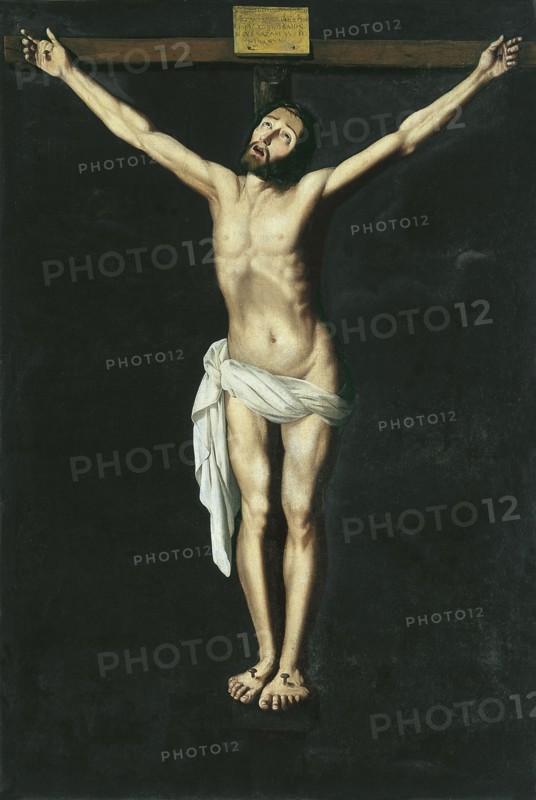 Christ on the Cross. Artist: Zurbarán, Francisco, de (1598-1664)