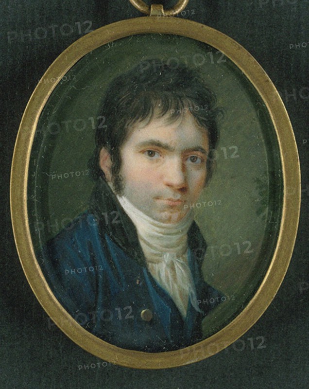 Ludwig van Beethoven (1770-1827). Artist: Horneman, Christian (1765-1844)