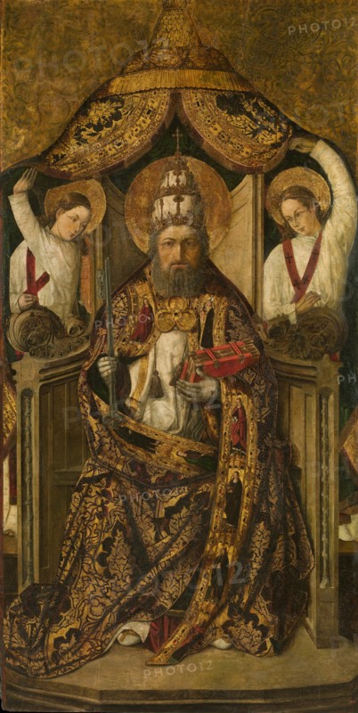 Saint Peter Enthroned. Artist: Osona (Orsona), Rodrigo de (active 1465-1514)