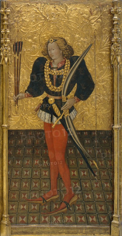 Saint Sebastian. Artist: Ferrer, Jaume (active 1430-1461)