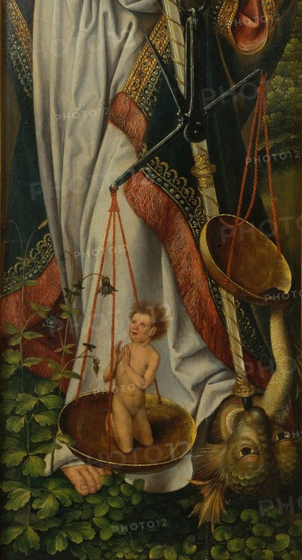 Triptych of the Baptism of Christ (Detail). Artist: Master of Frankfurt (1460-ca. 1533)