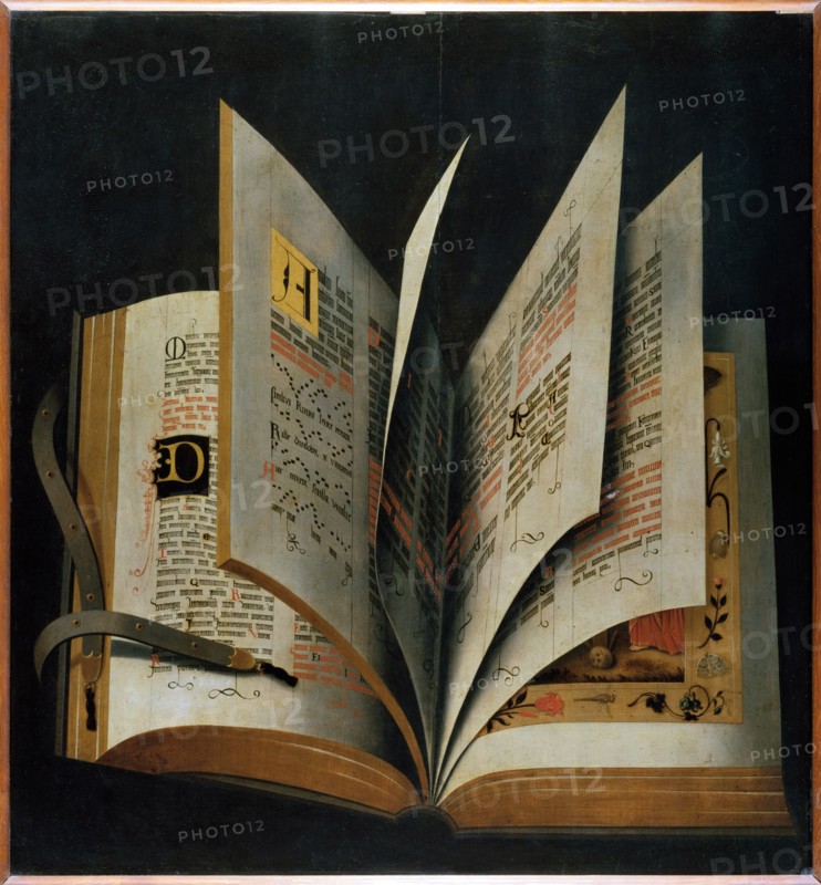 An Opened Liturgical Book. Artist: Anonymous