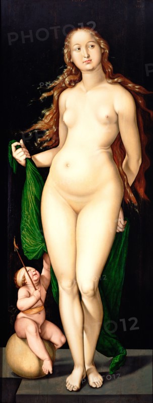 Venus and Amor. Artist: Baldung, Hans (1484-1545)