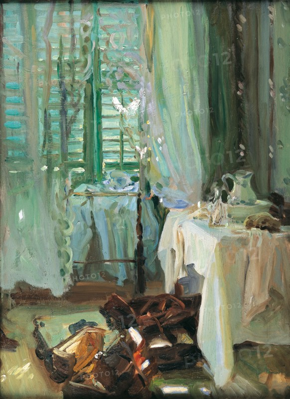 The hotel room. Artist: Sargent, John Singer (1856-1925)