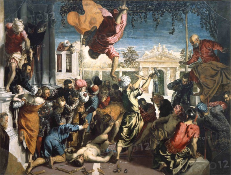 The Miracle of the Slave (The Miracle of Saint Mark). Artist: Tintoretto, Jacopo (1518-1594)