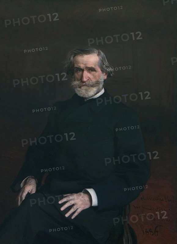 Portrait of Giuseppe Verdi. Artist: Boldini, Giovanni (1842-1931)