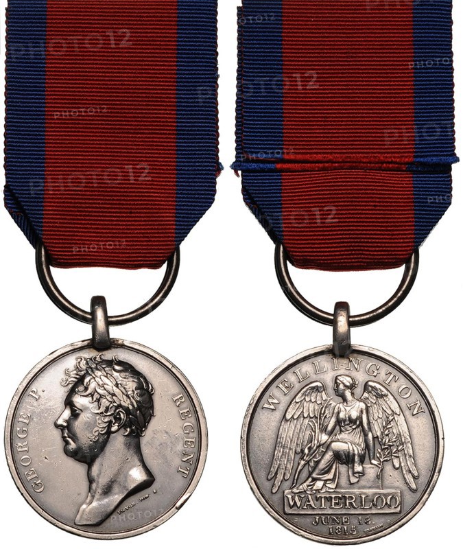 The Waterloo Medal. Artist: Orders, decorations and medals