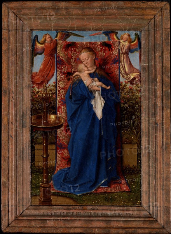 Madonna and Child at the Fountain. Artist: Eyck, Jan van (1390-1441)