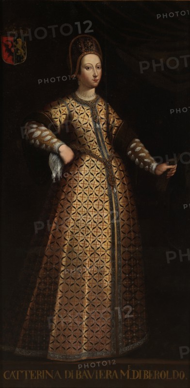 Caterina di Baviera, wife of Beroldo di Sassonia. Artist: Anonymous