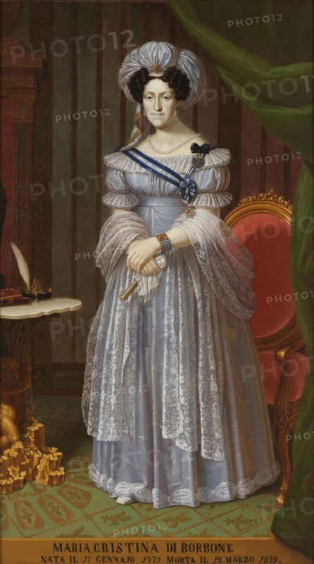 Maria Cristina of Naples and Sicily (1779-1849), Queen of Sardinia. Artist: Anonymous
