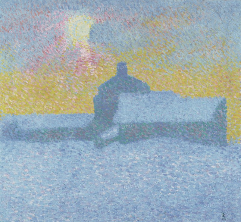 Winter Fog (Winter in Maloja). Artist: Giacometti, Giovanni (1868-1933)