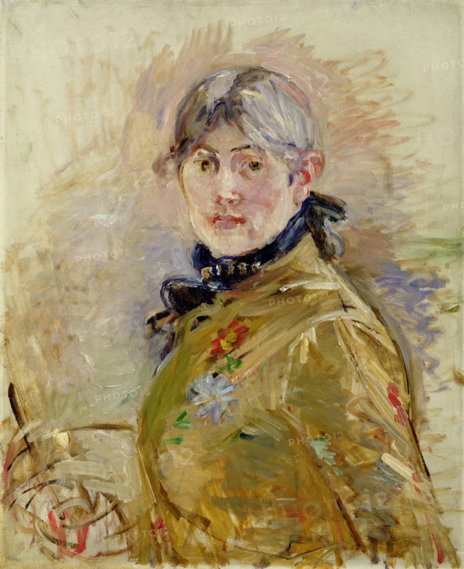 Self-Portrait. Artist: Morisot, Berthe (1841-1895)