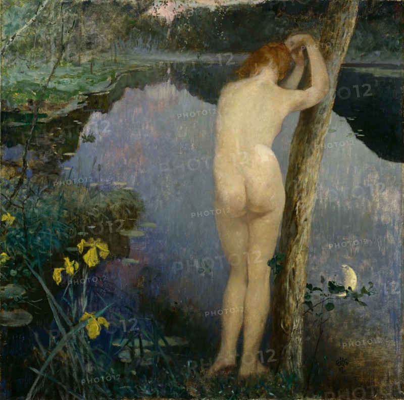 Nocturne. Artist: Peterssen, Eilif (1852-1928)