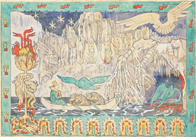 The Giant's Lair. Artist: Munthe, Gerhard (1849-1929)