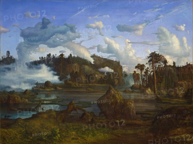 The Tarn. Artist: Hertervig, Lars (1830-1902)