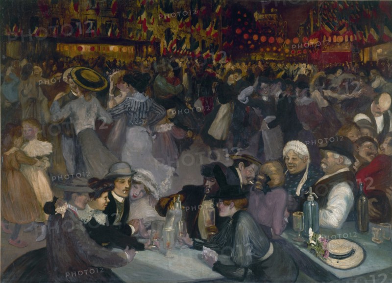 The Ball on the 14th of July. Artist: Steinlen, Théophile Alexandre (1859-1923)