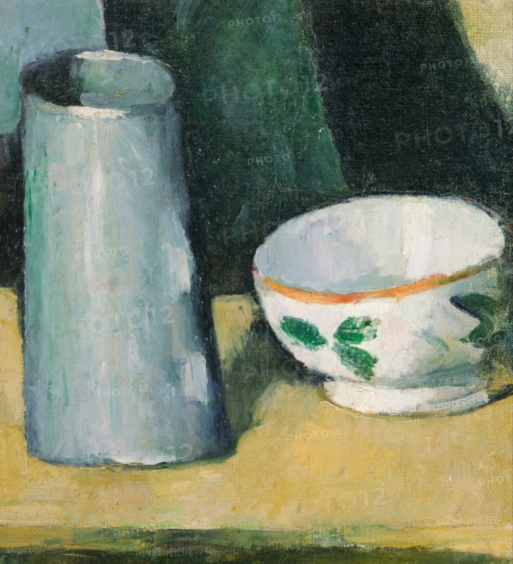 Bowl and Milk-Jug. Artist: Cézanne, Paul (1839-1906)