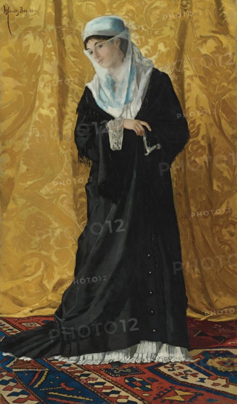 A Lady of Constantinople. Artist: Hamdi Bey, Osman (1842-1910)