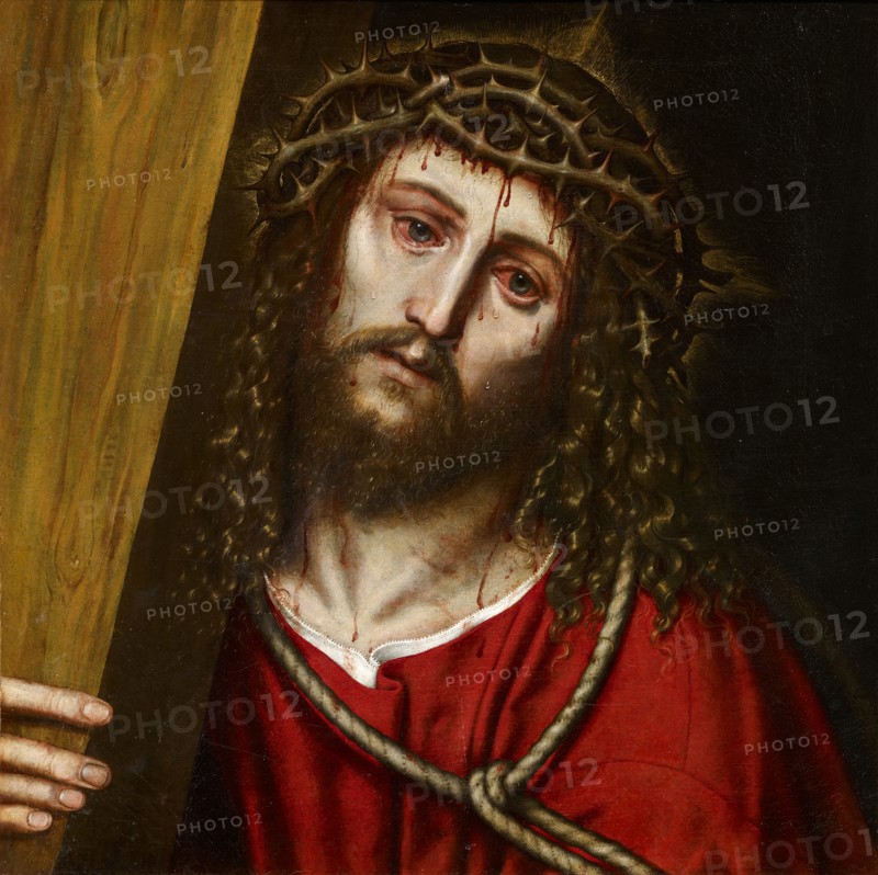 Christ Carrying the Cross. Artist: Frangipane, Niccolò (active 1563-1597)
