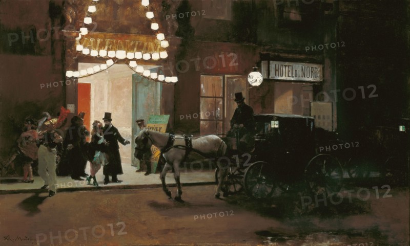 Leaving the Masqued Ball. Artist: Madrazo y Garreta, Raimundo de (1841-1920)