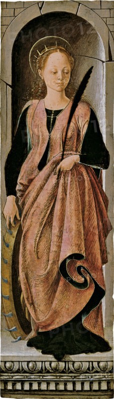 Saint Catherine. Artist: Francesco del Cossa (1436-1478)