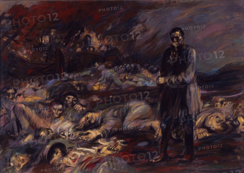 The Charnel House (Courrières). Artist: De Groux, Henry (1867-1930)