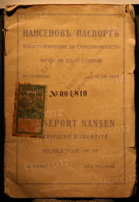 The Nansen passport. Artist: Anonymous
