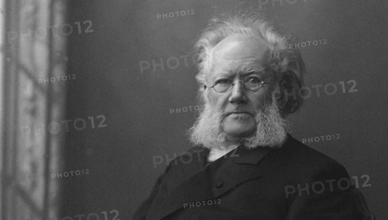 Portrait of Henrik Ibsen (1828-1906). Artist: Anonymous