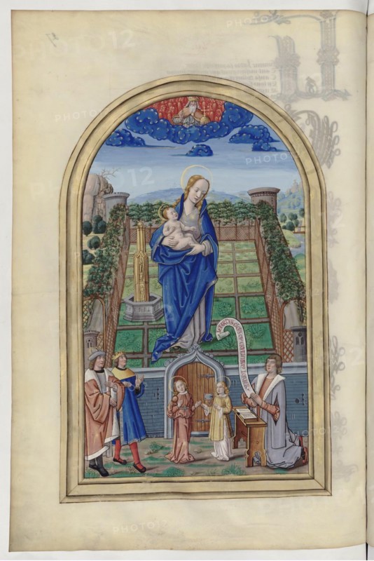 The Virgin Mary. From: Chants royaux en l'honneur de la Vierge au Puy d'Amiens, 1501-1600. Artist: Anonymous