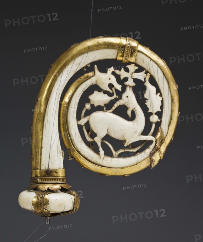 Head of a Crosier with the Depiction of the Lamb, 11th-12th century. Artist: West European Applied Art