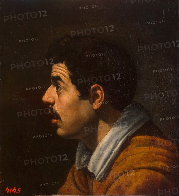 Head of a Man in Profile, c. 1616-1617. Artist: Velàzquez, Diego (1599-1660)